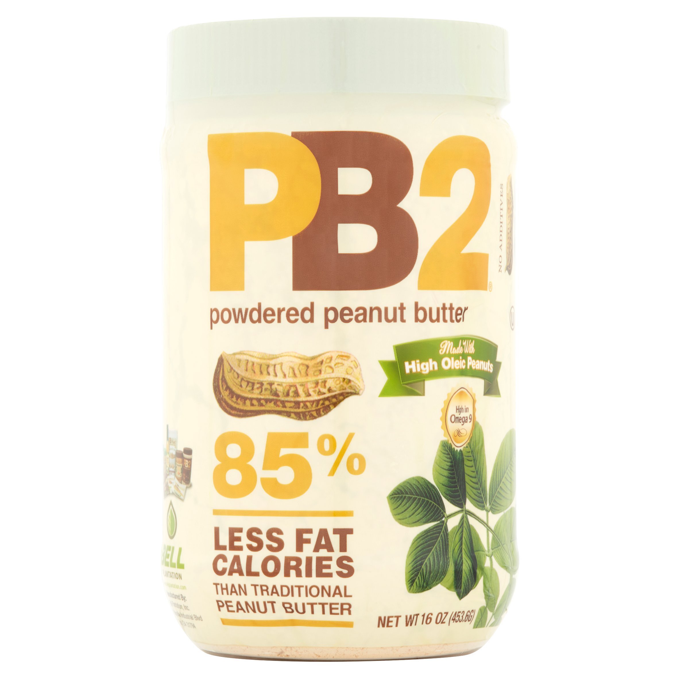 Bell Plantation PB2 Powdered Peanut Butter 16 oz.